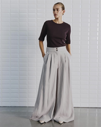 Withblack - WBMaritsa HW Wide Bukser - Summer Grey